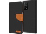 Custodia Del Telefono Cellulare Xiaomi Mi 10T / Mi 10T Pro Case Portafoglio Flip Case Custodia Protettiva Cover Tessuto Cover