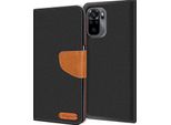 Custodia Del Telefono Cellulare Xiaomi Redmi Note 10 / 10S Case Portafoglio Flip Case Custodia Protettiva Cover Tessuto Cover