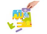 Eduplay 120741 Puzzle Sensoriale Degli Animali, Colorato, 12 Pezzi (1 Set)