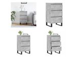 Vidaxl Credenza Grigio Cemento 40X35X70 Cm In Legno - Credenza - Credenza - Armadio - Credenza