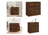 Vidaxl Credenza Look Rovere Marrone 70X35,5X67,5 Cm In Legno - Credenza - Credenze - Armadio - Armadio Portaoggetti