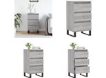 Vidaxl Credenza Grigio Sonoma 40X35X70 Cm Materiale A Base Di Legno - Credenza - Credenza - Armadio - Credenza