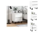 Vidaxl Comodino Bianco 40X35X50 Cm Materiale Legno - Comodini