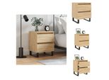 Vidaxl Comodino Rovere Sonoma 40X35X50 Cm Materiale Legno - Comodini