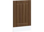 Vidaxl Coperchio Per Lavastoviglie Lucca Brown In Legno Effetto Rovere