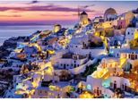 1500-Piece Sunset On Santorini Puzzle. Adults And Children From 14 Years Old. Evasion Collection. 12001532. Nathan