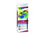 Tombow Abt-6C-1Tombow Abt Dual Brush Pen Set Di 6, Colori Primari, Confezione In Cartone