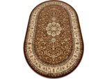 Tappeto Royal Adr Ovale Disegno 521 Maro Marrone 200X290 Cm
