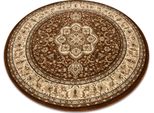 Tappeto Royal Adr Cerchio Disegno 521 Maro Marrone Ruota 120 Cm