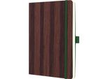 Sigel CO674 Taccuino Conceptum Nature Edition - Ca. A5, Punto A Scacchiera, Copertina Morbida In Legno Scuro