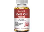 Olio Di Krill Antartico 1000Mg (120 Capsule) Integratore Alimentare, Cuore, Pelle, Articolazioni, Cervello