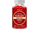 Olio Di Krill Antartico 2000 Mg (120 Capsule) Integratore Alimentare, Cervello, Sistema Nervoso, Cuore, Circolazione, Articolazioni