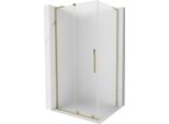 Mexen Velar L Cabina Doccia Scorrevole 110 X 70 Cm, Ghiaccio, Oro - 871-110-070-33-50