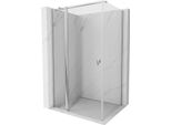 Mexen Mist T Cabina Doccia Ad Anta Battente 95 X 120 Cm, Trasparente, Cromo - 8A4T-095-120-01-00