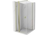Mexen Mist T Cabina Doccia A Battente 95 X 95 Cm, Trasparente, Oro - 8A4T-095-095-50-00