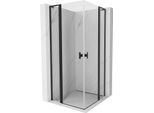 Mexen Mist L Duo Cabina Doccia A Battente 90 X 90 Cm, Trasparente, Nero - 8A4L-090-090-70-00