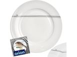 Orion Piatto Piatto Piano Piatto In Porcellana Bianco Cuore 27 Cm