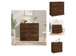 Vidaxl Credenza Marrone Effetto Rovere 70X35,5X67,5 Cm Materiale Legno - Credenze