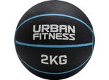 Palla Medica Urban Fitness Blu - Palla Da Allenamento Fitness Da 2 Kg