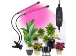 Lampada A Led Per La Crescita Delle Piante Con Timer A Clip