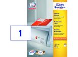 Avery Etichette Universali Zweckform, 210 X 148 Mm, Bianco, A5