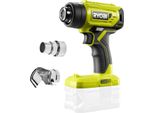 Ryobi Pistola Ad Aria Calda A Batteria R18HG-0 Pistola Ad Aria Calda, Soffiatore D'aria Calda, Fino A 470°C, Flusso D'aria 170L/Min, 18V