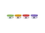 Play-Doh E69675L0 Play-Doh Knete Elastix Farbsortiert 4 Farben Je 56,0 G