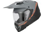 Casco Da Enduro Acerbis Assault Graphic, Nero Opaco/Arancio, M (57/58)