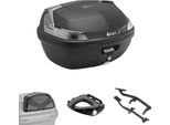 Kit Bauletto Monolock Givi B47 Blade Tech Nero Fumè 47L Con Portapacchi