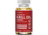 Olio Di Krill Antartico 1000Mg (120 Capsule) Integratore Alimentare, Cuore, Articolazioni, Pelle, Cervello, Occhi, Ossa