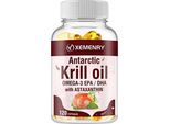 Olio Di Krill Antartico 2000Mg (120 Capsule) Integratore Alimentare, Pelle, Cuore, Occhi, Cervello