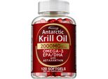Olio Di Krill Antartico 2000Mg (120 Capsule) Integratore Alimentare, Cuore, Capelli, Pelle, Unghie, Sistema Immunitario