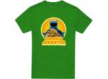 Sesame Street - Maglietta "Iron On"" Per Uomo/Donna Unisex TV20492 (Xxl) (Verde Irlanda)"