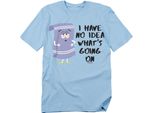 South Park - Maglietta "No Idea"" Per Uomo/Donna Unisex TV20608 (Xxl) (Azzurro)"