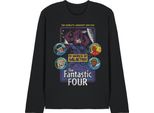 Fantastici Quattro - Maglietta "In Search Of"" Per Uomo/Donna Unisex, Manica Lunga TV20569 (Xl) (Nero)"