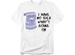 South Park - Maglietta "No Idea"" Per Uomo/Donna Unisex TV20608 (S) (Bianco)"