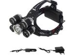 Lampada Frontale 5 Led T6 Cree