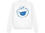 Sesame Street - Felpa Uomo/Donna Unisex TV20596 (Xl) (Bianco)