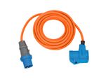 Camping-/Maritim Cee VerläNgerungskabel IP44 10M Orange H07RN-F 3G2,5 Cee-Stecker, Winkelkupplung 230V/16A ; Brennenstuhl (1167650510)