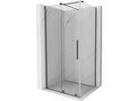 Mexen Velar Cabina Doccia Scorrevole 140 X 90 Cm, Trasparente, Gun Metal - 871-140-090-01-95
