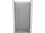 Mexen Lunar-B Porta Doccia Battente Destra 80 Cm, Trasparente, Dorata - 832-080-000-50-00-P