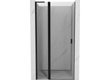 Mexen Mist L Porta Doccia A Battente 90 Cm, Trasparente, Nero - 8A4L-090-000-70-00