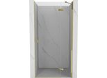 Mexen Mist-H Porta Doccia A Battente Destra 70 Cm, Trasparente, Dorata - 8A5-070-000-50-00-P