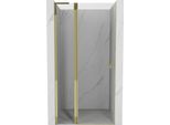 Mexen Mist L Porta Doccia Battente 110 Cm, Trasparente, Oro - 8A4L-110-000-50-00