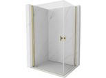 Mexen Mist-B Duo Cabina Doccia A Battente 85 X 75 Cm, Trasparente, Oro - 8A2-085-075-50-00