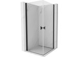Mexen Mist-B Duo Cabina Doccia A Battente 95 X 95 Cm, Trasparente, Nero - 8A2-095-095-70-00