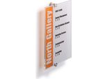 Durable Targa Fuori Porta Crystal Sign® A4, Trasparente, 482519