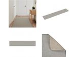 Vidaxl Tappeto In Sisal Taupe 80X400 Cm - Tappeto - Tappeto Da Pavimento - Tappeto Da Corsa
