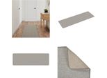 Vidaxl Tappeto In Sisal Taupe 50X150 Cm - Tappeto - Tappeto - Tappeto Per Pavimento - Tappeto Per Correre