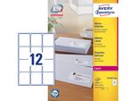 Avery Etichette Per Indirizzi Zweckform, 63,5 X 72,0 Mm, Bianco